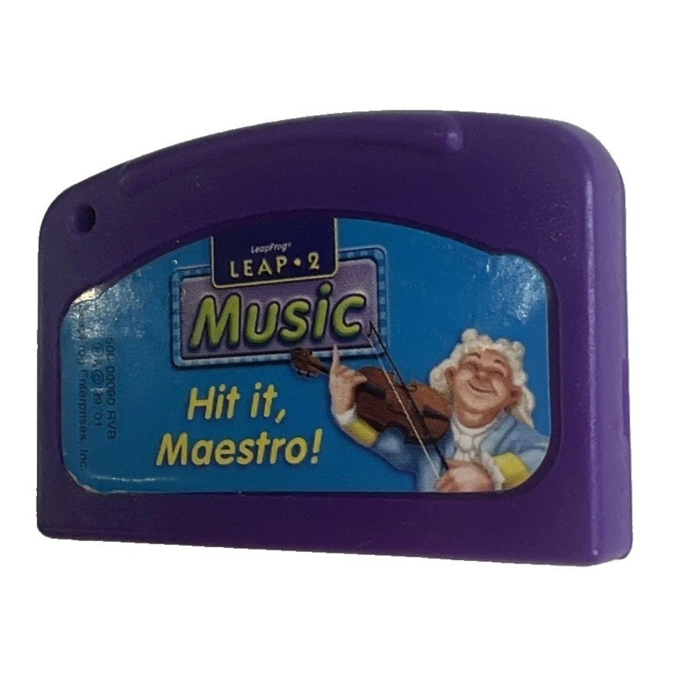 Vintage LeapFrog LEAP-2 Music Hit It Maestro‎ Cartridge Only LeapPad